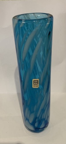 Vtg mdina glass - vtg, blue