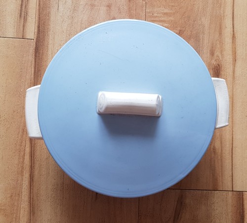 Grindley blue white lidded - blue,