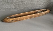 Vintage Wooden Wood Weaving