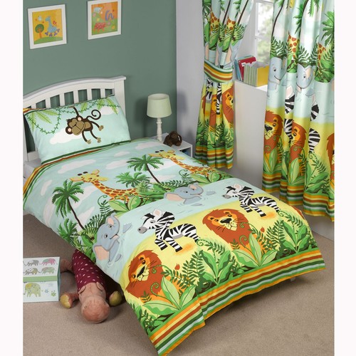 Jungle tastic single duvet - jungle-tastic,