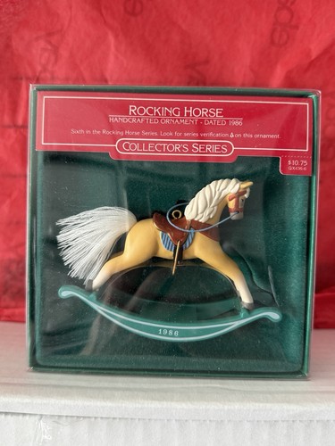 Hallmark 1986 rocking - rocking, horse