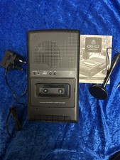 GPO CRS132 TABLE TOP CASSETTE RECORDER USB BLACK 