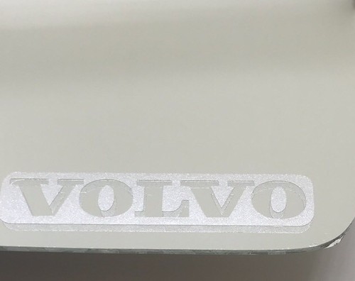 Volvo wing mirror etched - wing,
