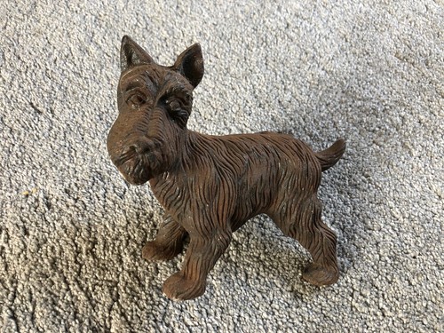 Vintage cast iron cute scotty - cute,