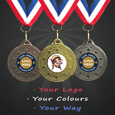 Dance Medals Personalised With Logo & Ribbon + Engraving