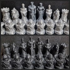 Medieval Knight Chess Pieces