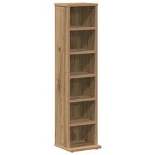 CD Cabinet Storage Oraniser Shelf Cabinet Display Shelf Engineered Wood vidaXL