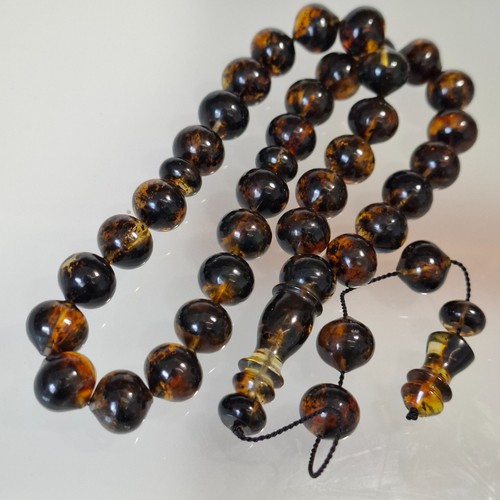 Amber prayer beads - 📿amber,