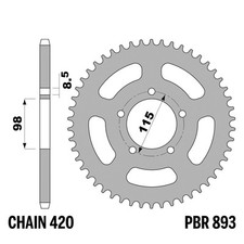 KTM SX 65 2003-2003 PBR Crown