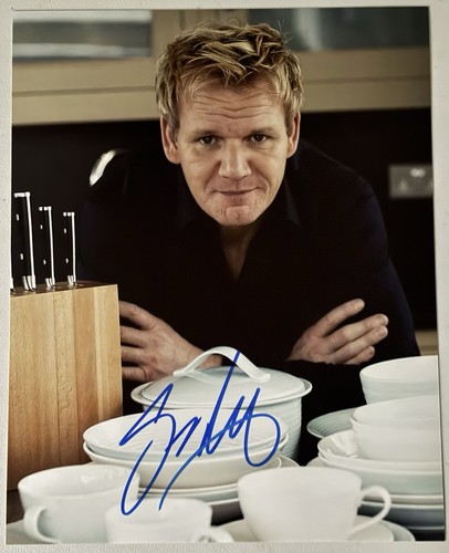 Gordon ramsay signed photo - gordon,
