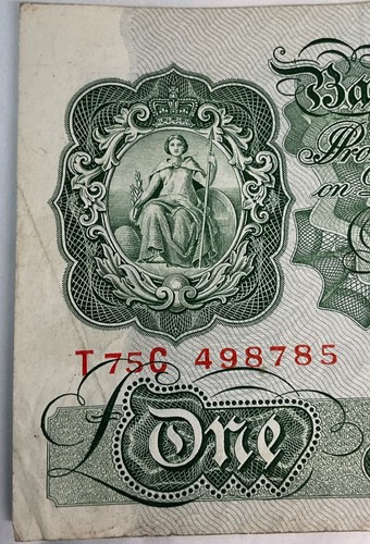 1950s bank england 1 - england, £1