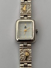 Brooks & Bentley 925 Sterling Silver Footprints In The Sand Ladies Watch .