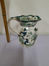 Mason's Green Chartreuse Large Fenton Jug-1st Quality