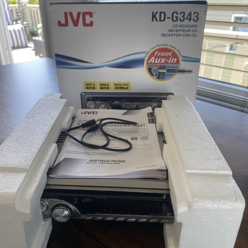 Jvc g343 car stereo - cd,