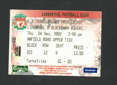 Liverpool blackburn rovers - v,