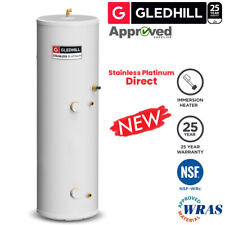 Gledhill Stainless Platinum 210L Direct Unvented Cylinder PLTDR210
