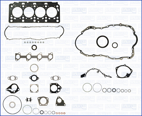 Full engine gasket set - gasket, renault