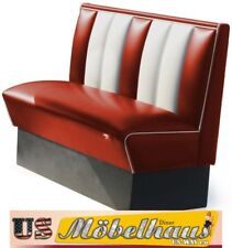 HW-120r American Diner Bench Seat Diner Benches Furniture 50's USA Style Catering