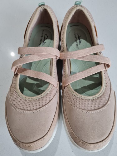 Clarks cloudsteppers pink nude - clarks,