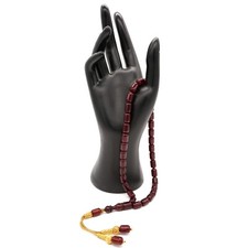 Beads Prayer Tasbih 1000 Silver Red Capsule Cubuk Kehribar Tesbih Kazaz Gumus 