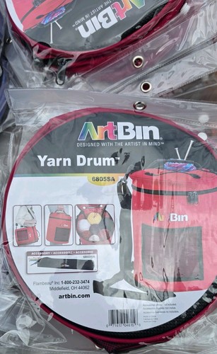 Drum art bin wool - bag, storage