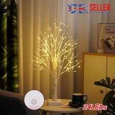 2PCS LED Twig Birch Table Tree