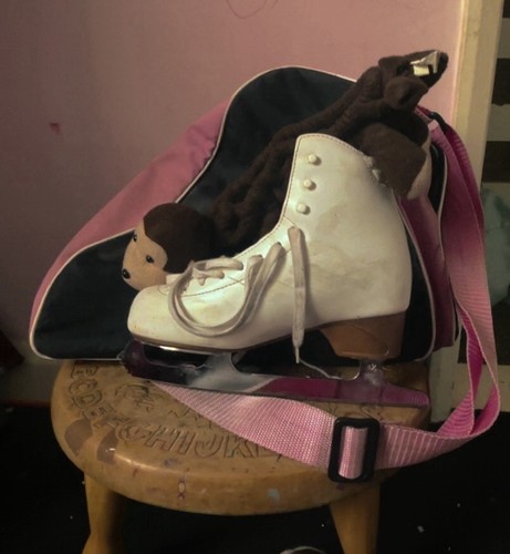 White figure ice skates - iv,