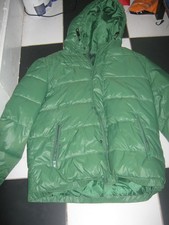 Topman Puffer Coat GREEN WITH