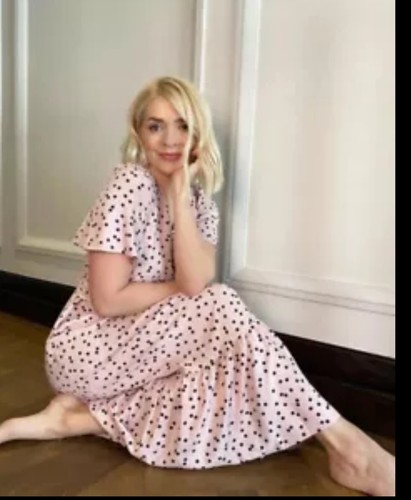 Holly willoughby polka - m&s,