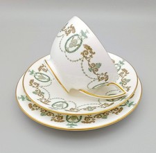 Minton Adam Sage Green Classic Design - Cup, Saucer & Plate Trio