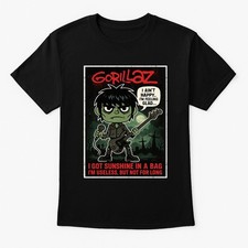 Gorillaz Clint Eastwood Sunshine In A Bag Comic Music Art Kids Unisex T-Shirt