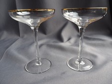 Gilt rimmed tall - 2,