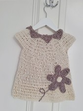 Crochet Baby Girl Flower Dress