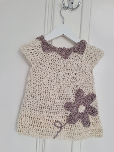 Crochet baby girl flower - crochet,