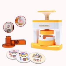 Press Maker Kid Badge Button