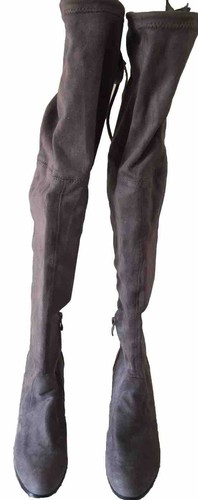 Linzi grey faux - faux, suede
