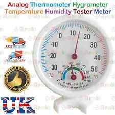 Analog Thermometer Hygrometer Temperature Humidity Tester Meter Indoor & Outdoor