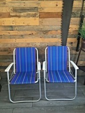 PAIR OF VINTAGE RETRO FOLDING