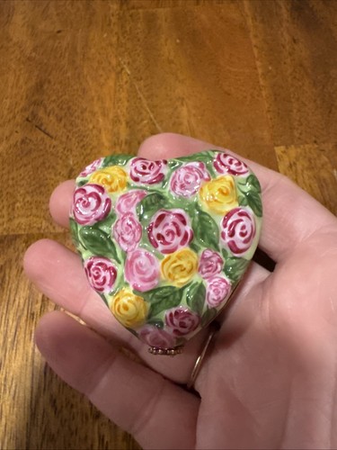 Heart flower limoges - heart,