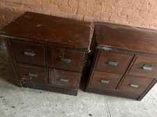 Vintage Wooden Chest of  4