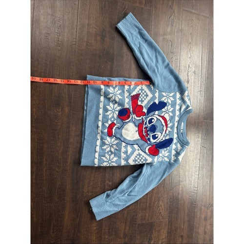 Disney stitch light blue knit - disney,