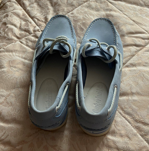 Timberland blue nubuck boat - timberland,