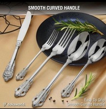 Luxury Silver Cutlery Set 30