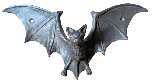 Cast iron bat wall hook - cast,