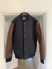 Schott Wool And Real Leather