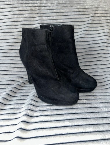 New look black faux suede - faux,