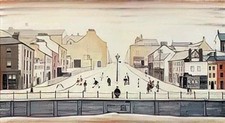 L S Lowry photo A4 senhouse