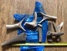 Scottish Red Deer Antler 500g Mixed Lot of Bits Dog Chews Arts Crafts Sticks