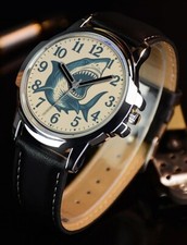 Shark Face Jaws Unique Unisex Beautiful Wrist Watch UK FAST