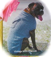 Dog Coat Knitting Pattern